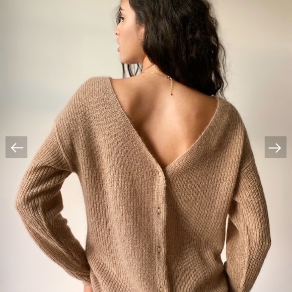 Aritzia Wilfred Front to Back Cardigan in Dusty Rose XS - Picture 4 of 9